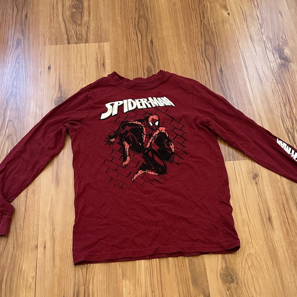 Spider-Man Red Long Sleeve‎ Shirt